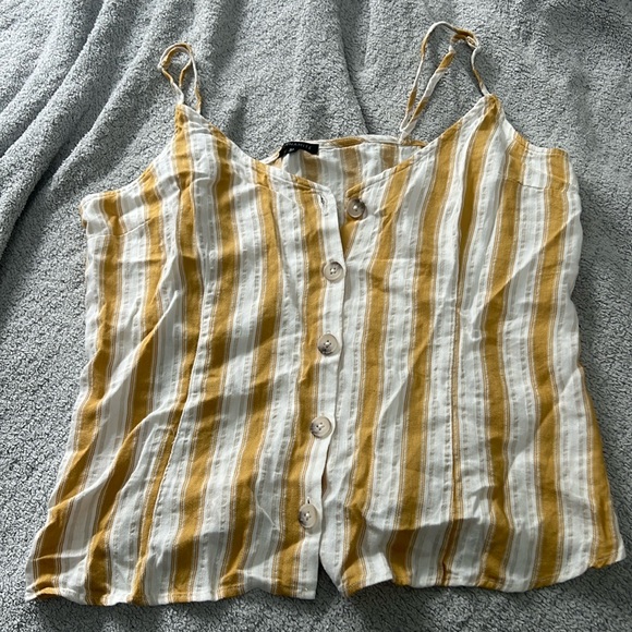 Women’s like new button up tank top! Size: large - Picture 1 of 6